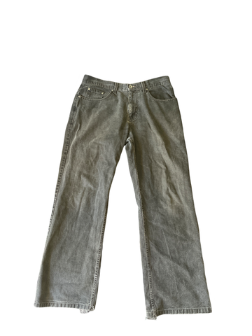 (34) Old Navy Black Faded Loose Denim Jeans