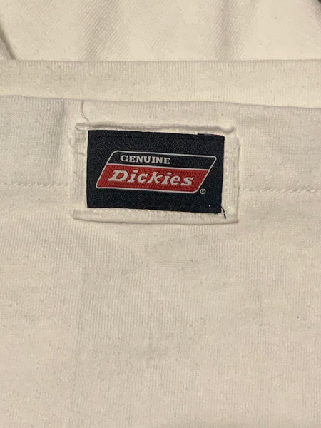 (XL) Cropped Dickies White Long sleeve Crewneck