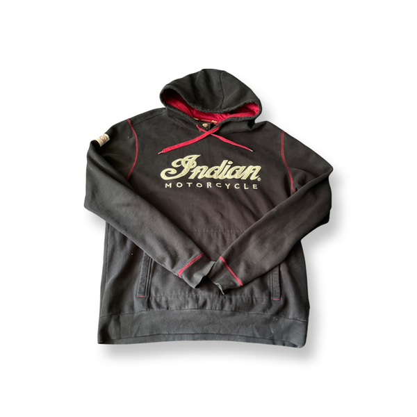 (XL) Indians Motorcycle Pullover Hoodie