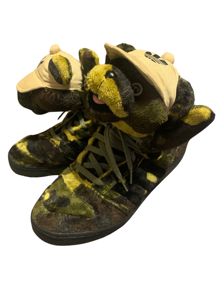 (Sz 12) ‘Camo Bear’ Jeremy Scott Adidas
