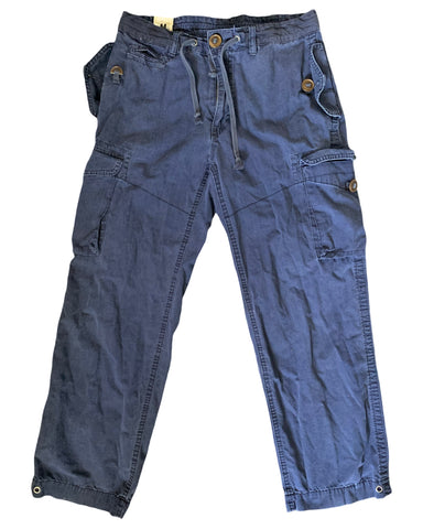 (M) Navy Polo Cargo Pants