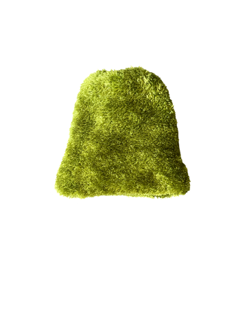 Green Fuzzy Beanie