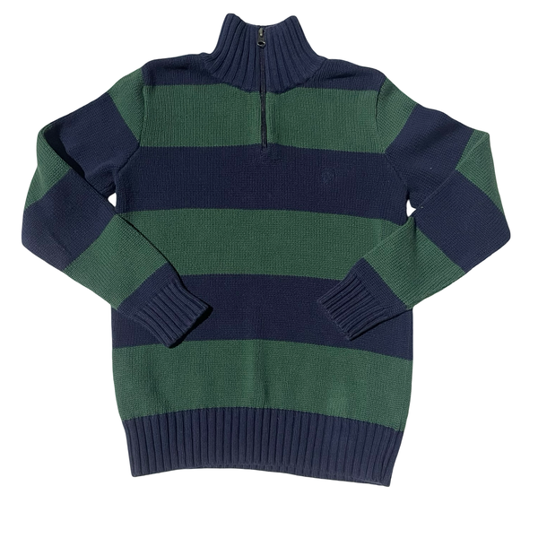 (S) Chaps Quarter Zip Sweater