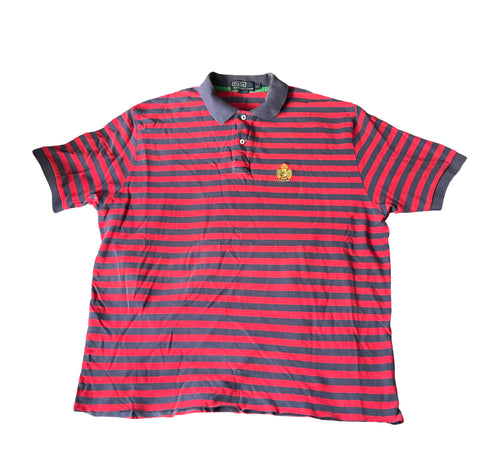 (XL)RL Red Striped Polo