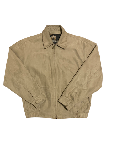 (M) Brown Utility Jacket for the Playas
