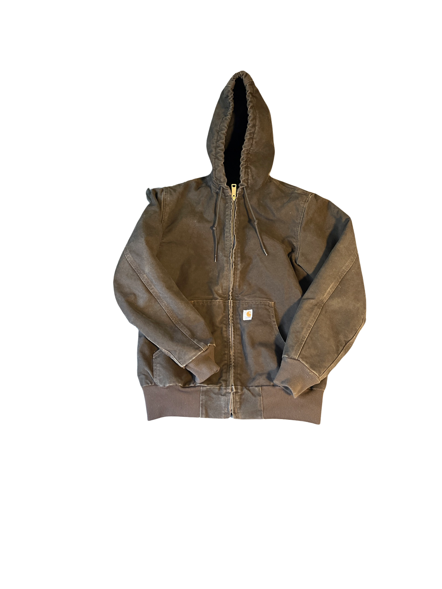 (XS) Brown Carhartt Work Jacket