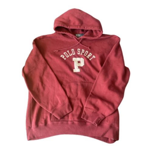 (XXL) Burgundy Polo Sport Hoodie