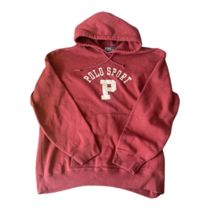 (XXL) Burgundy Polo Sport Hoodie