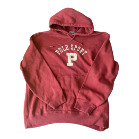 (XXL) Burgundy Polo Sport Hoodie