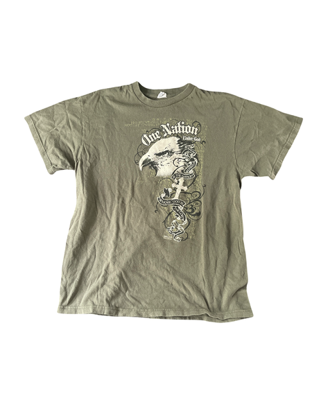 (S/M) “One Nation under GOD” Graphic Tee