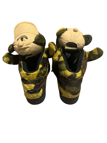 (Sz 12) ‘Camo Bear’ Jeremy Scott Adidas
