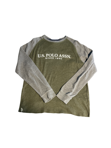 (XL) USPA Green/Grey Longsleeve