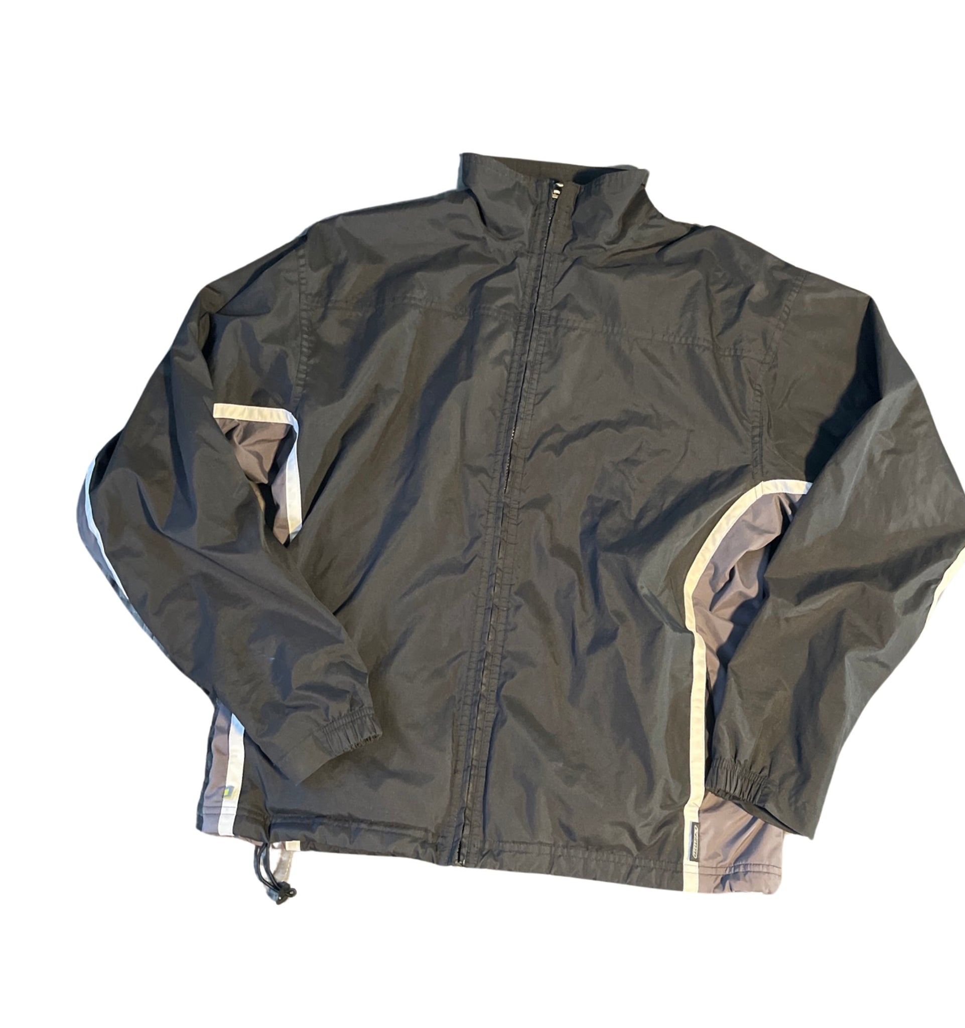 (S) Black Vintage Reebok Windbreaker