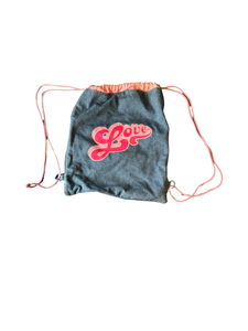 Pink Love Drawstring Bag