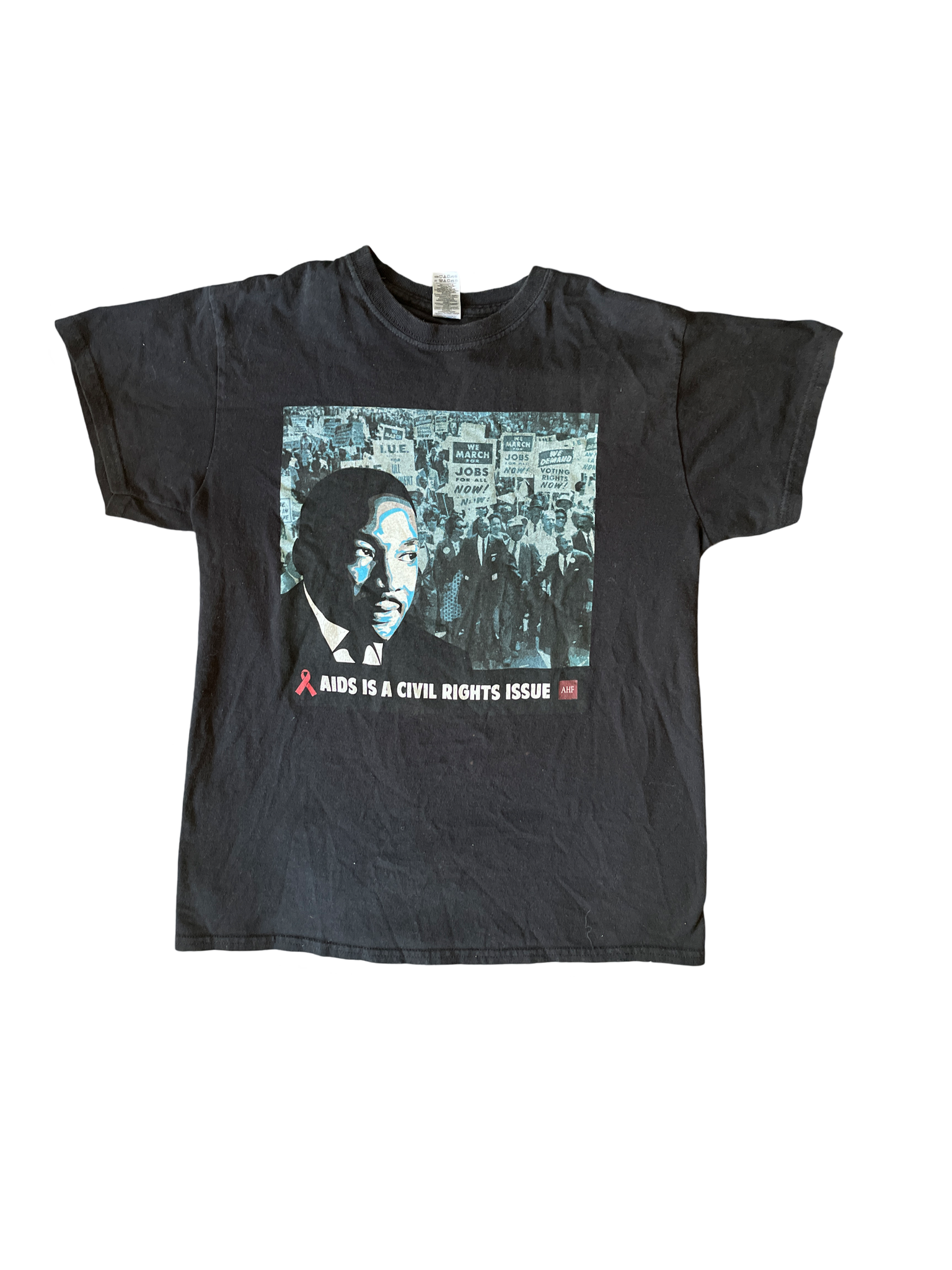 (M) Aids is a Civil Rights issue Tee