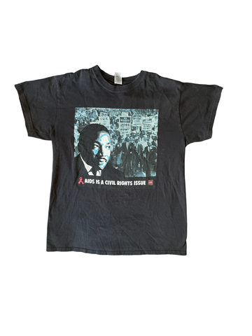 (M) Aids is a Civil Rights issue Tee