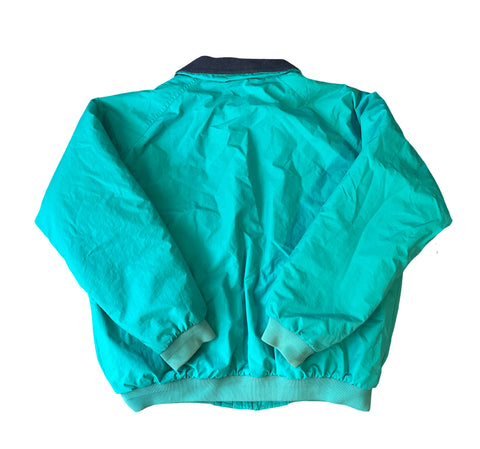 (XL) Women’s Teal Vintage Zip Up