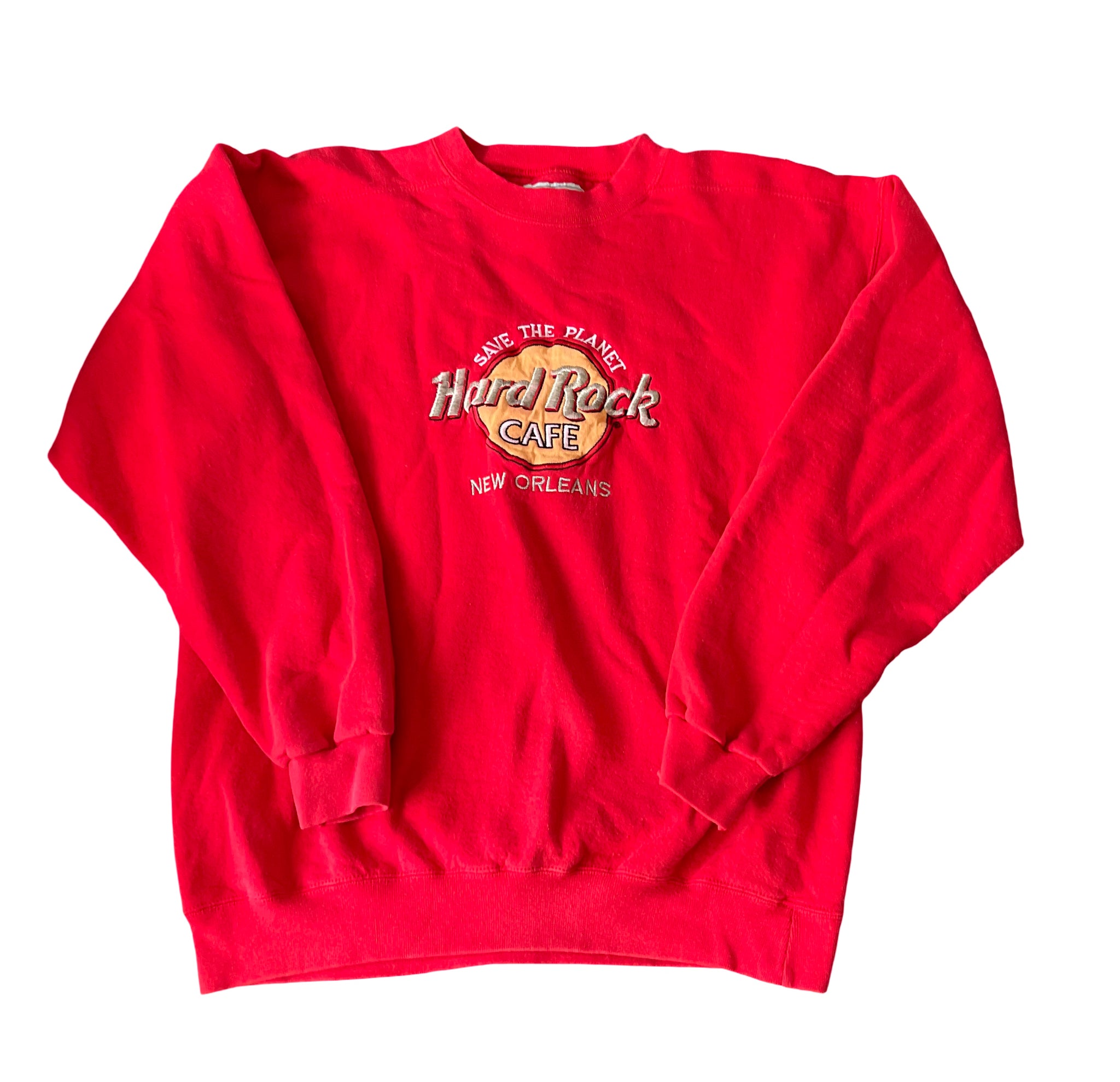 (L) Hard Rock Cafe Red Pullover