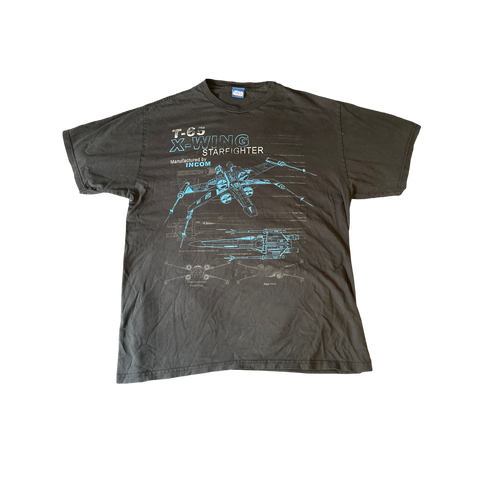 (L) T-65 Starfighter StarWars Graphic Tee