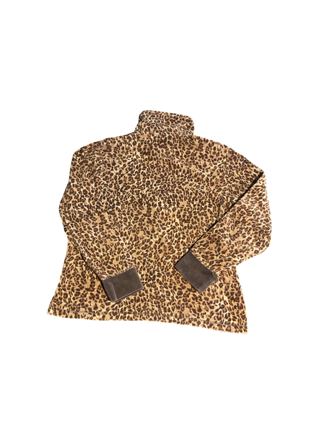(XL) 3 Hearts Women’s Cheetah Zipup