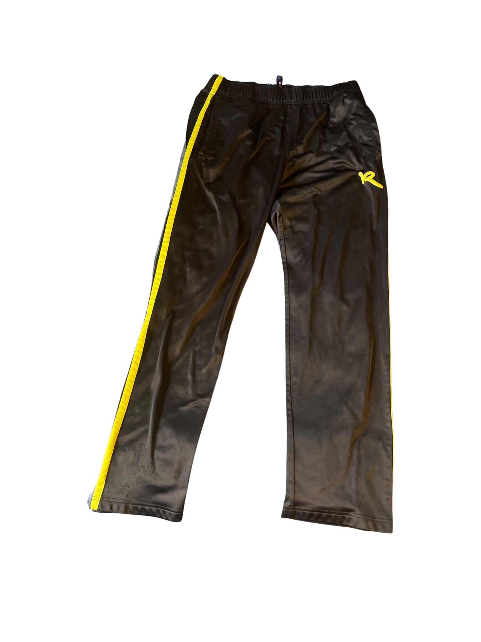 (XL) Black/Yellow Vintage Rocawear Sweatpants