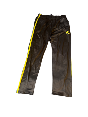 (XL) Black/Yellow Vintage Rocawear Sweatpants