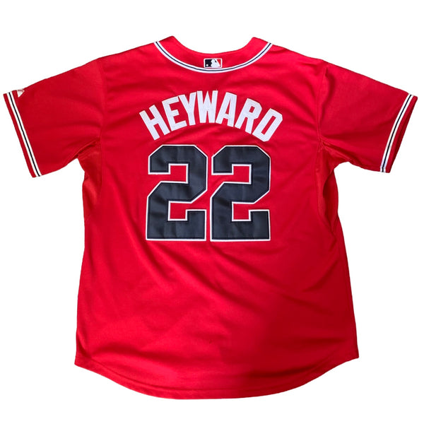 (50) ‘Heyward’ Majestic Braves Jersey