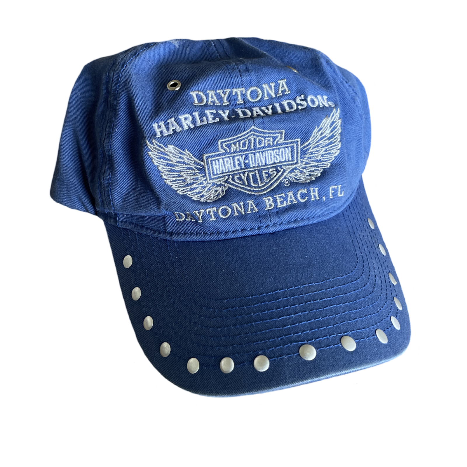 Harley Davidson Blue Daytona Trucker Hat