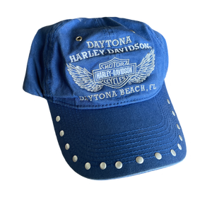 Harley Davidson Blue Daytona Trucker Hat