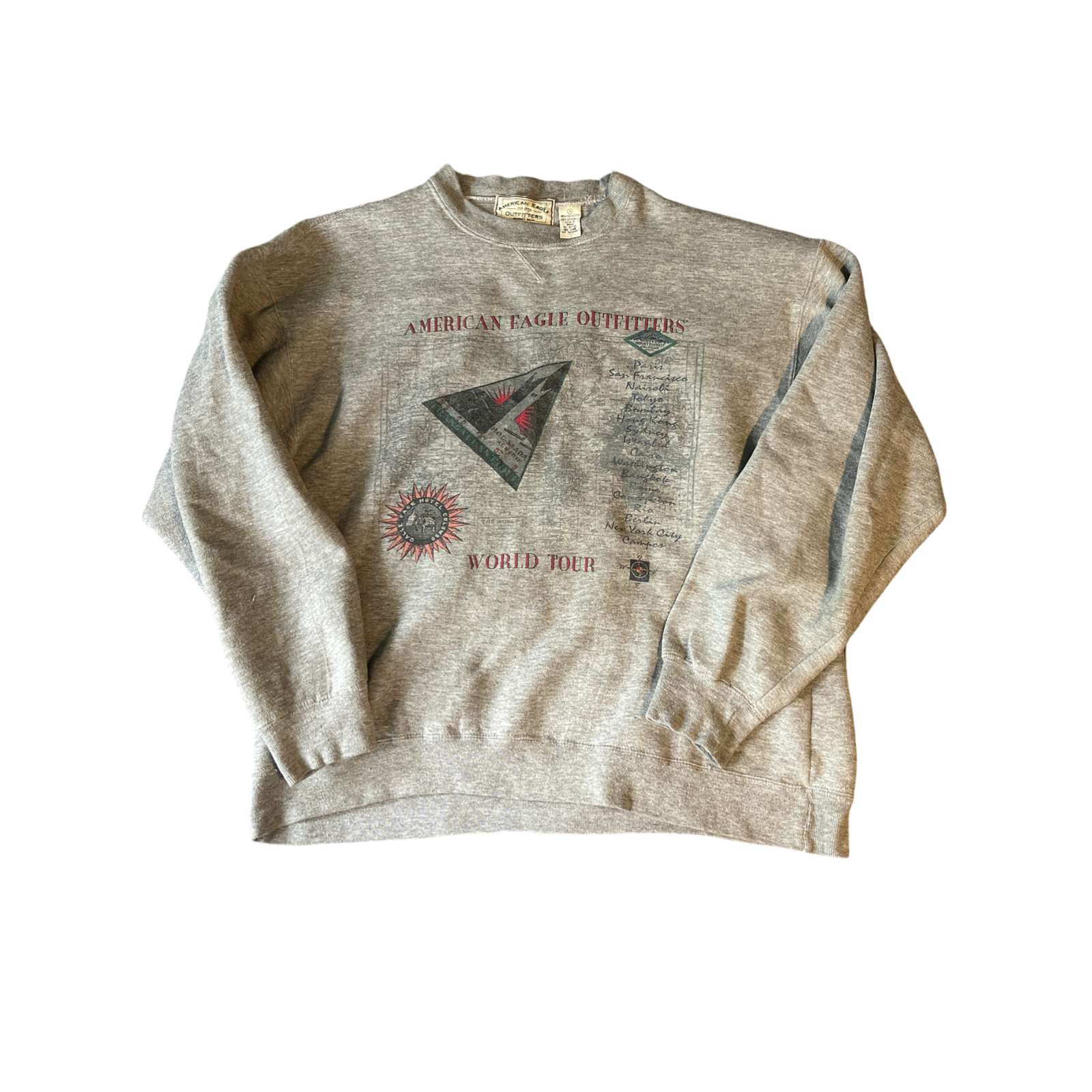 (M)AE Outfitters World Tour Graphic Sweater