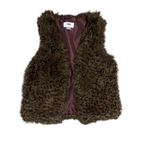 (M) Women’s Old Navy Brown Fur Vest