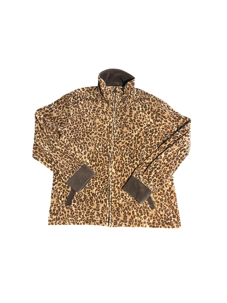 (XL) 3 Hearts Women’s Cheetah Zipup
