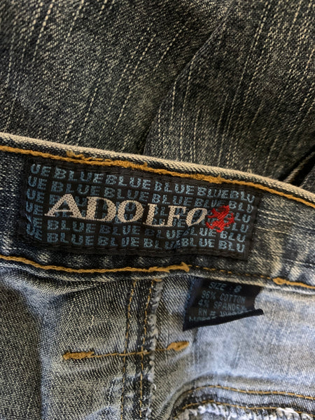 (28) Y2K ‘Adolfo’ Flare Jeans
