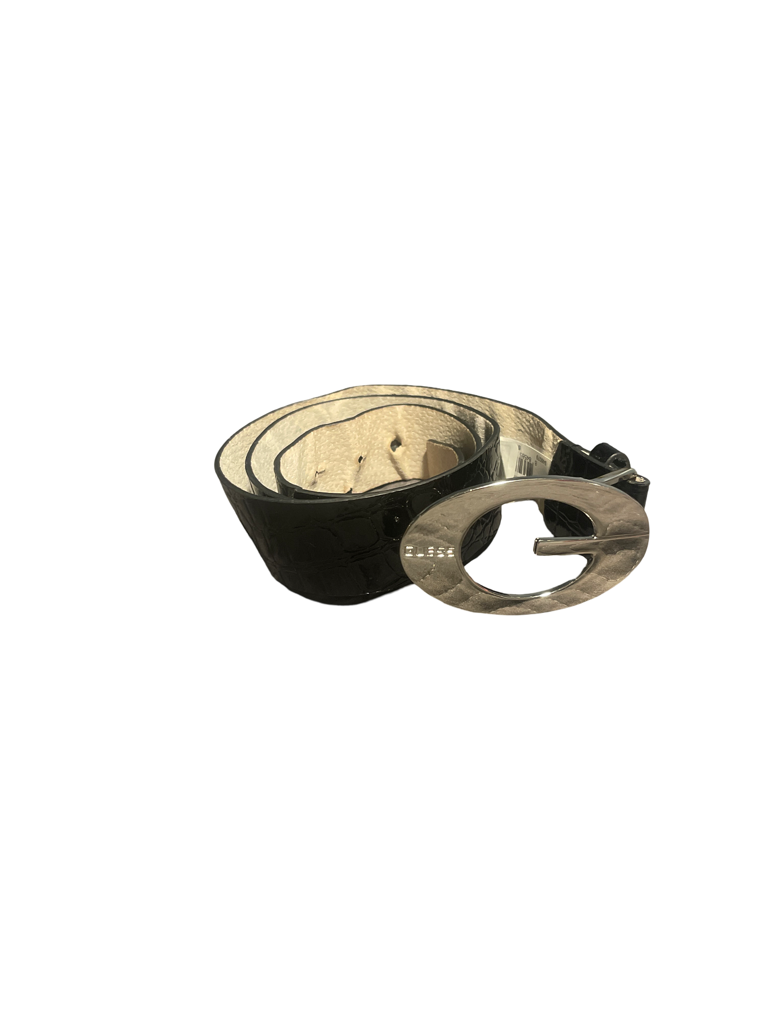 Black Leather Guess Belt