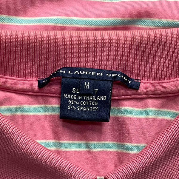 (M) Pink/Turqoise Ralph Lauren Sport Polo