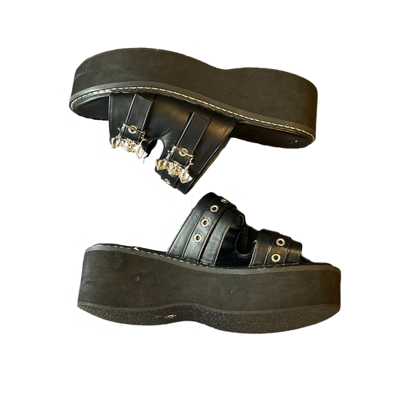 (Sz 9) Women’s Black Sandals