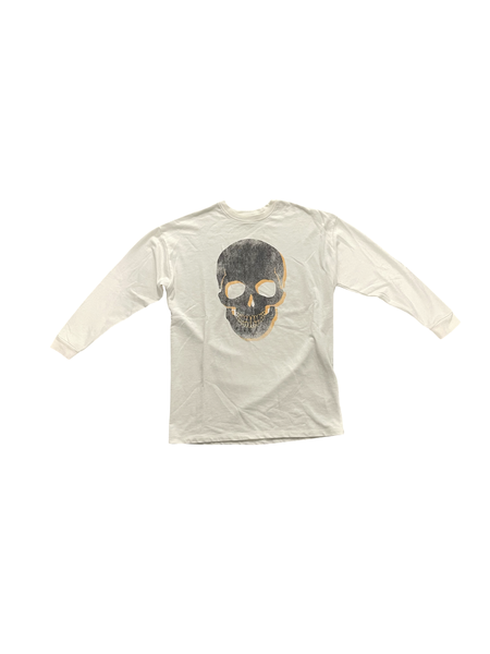 (M) Cream Skull Longsleeve