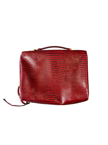 Red Leather Handbag