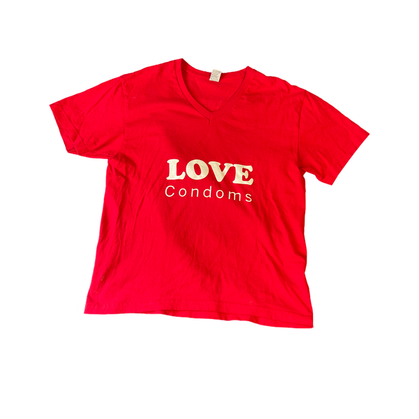 (S) “Love Condoms” Tee
