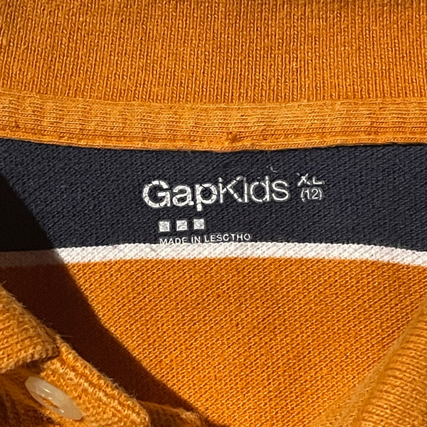(S) Striped Gap Polo Shirt