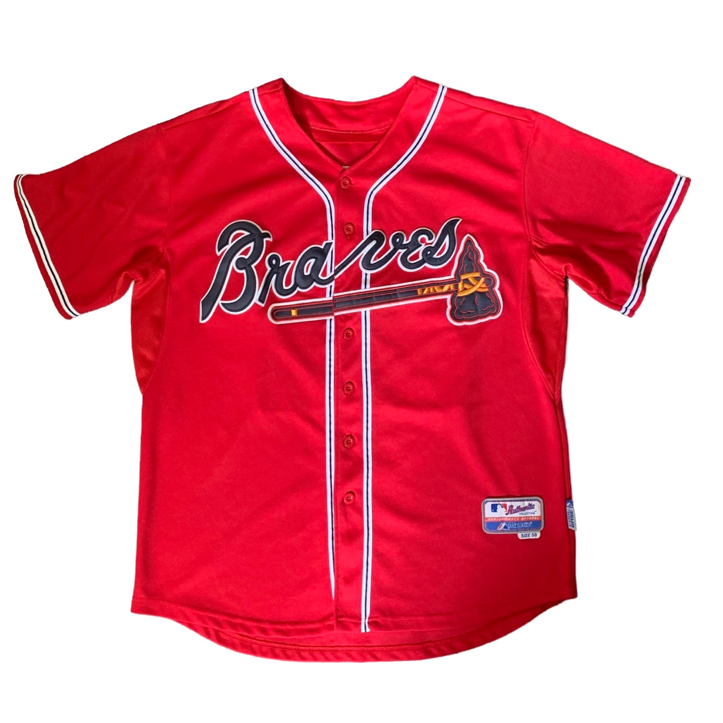 (50) ‘Heyward’ Majestic Braves Jersey