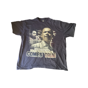 (XXL) MLK/OBAMA “Dream” Graphic Tee