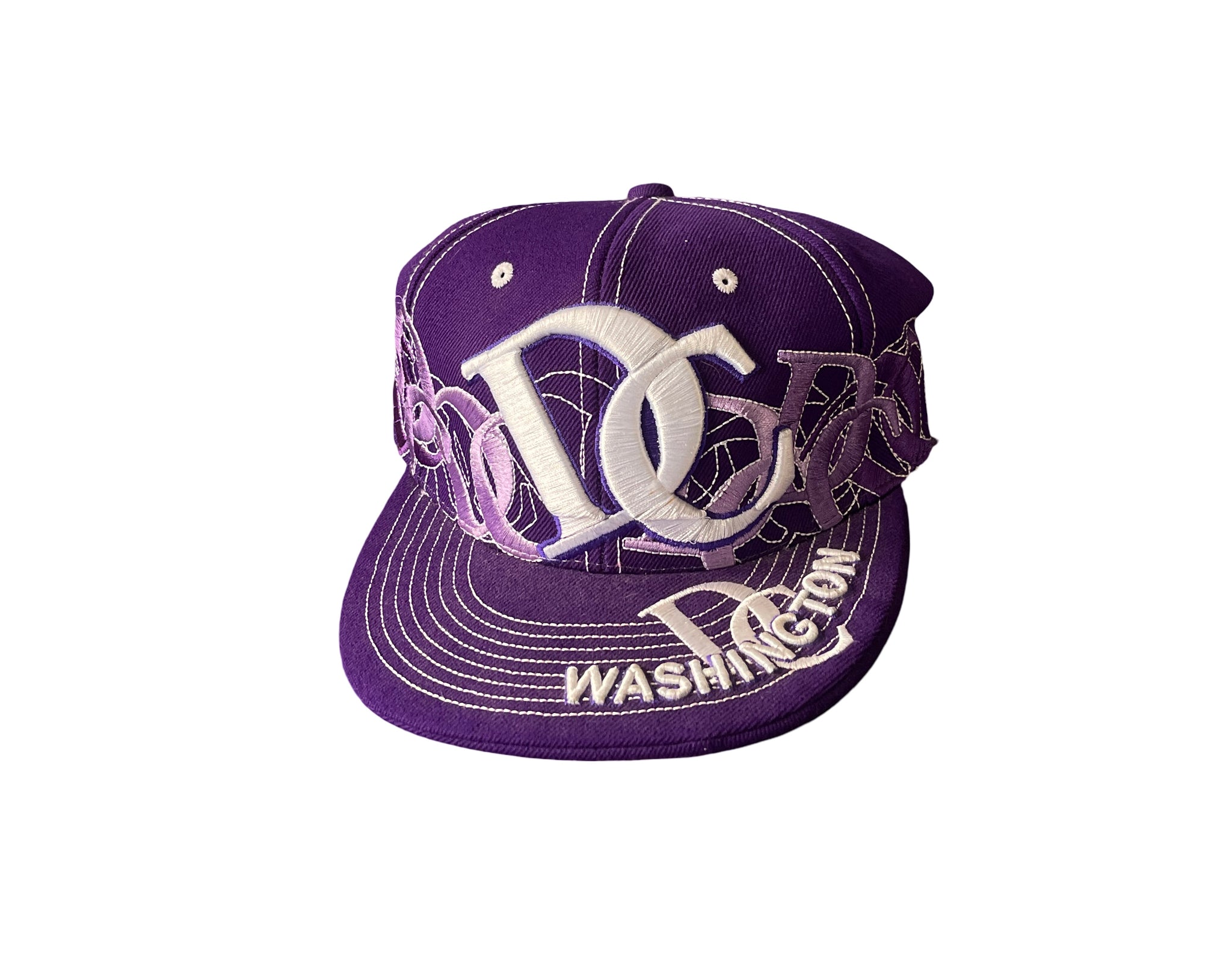 Purple Y2K Washington D.C Hat