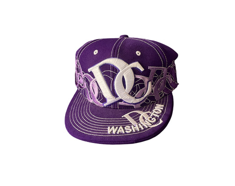 Purple Y2K Washington D.C Hat