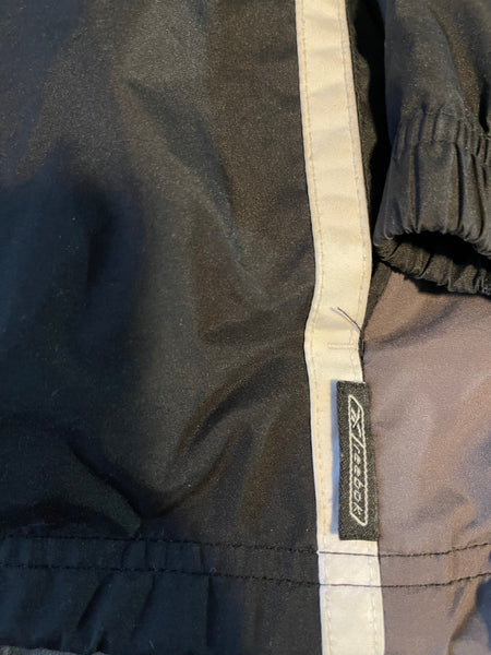 (S) Black Vintage Reebok Windbreaker