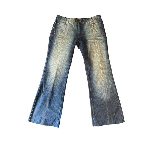 (15/16w-34m) Pink Studded Destiny Jeans
