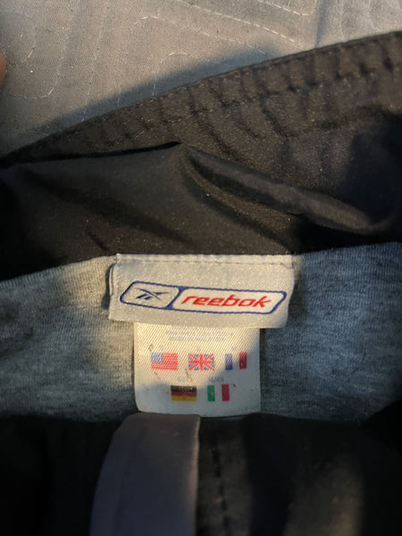 (S) Black Vintage Reebok Windbreaker