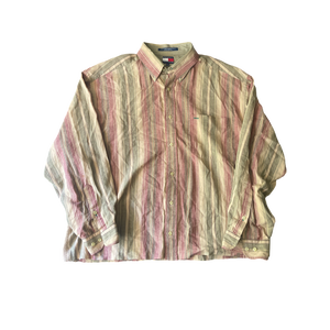 (XL) Striped Pastel Tommy Hilfiger Button Up