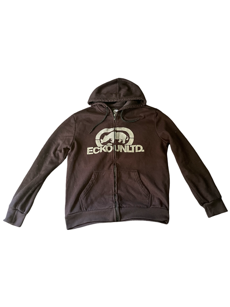 (M) Black Ecko Unltd Zip Up