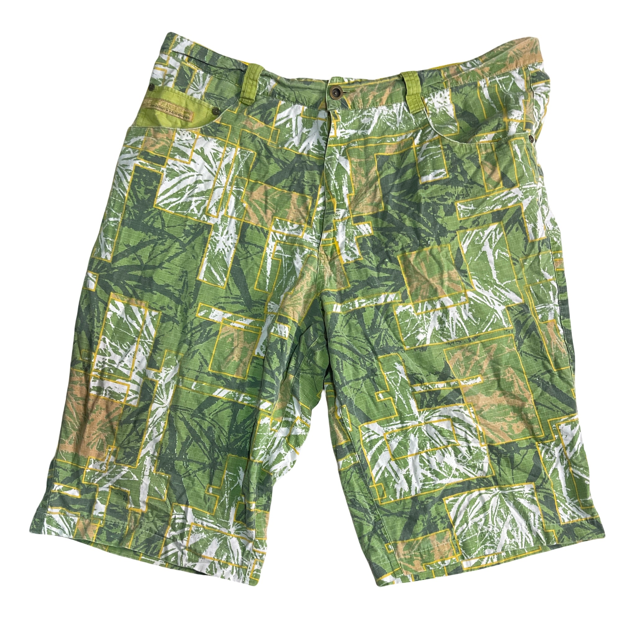 (40) Green Pattern Pepe Jean Shorts